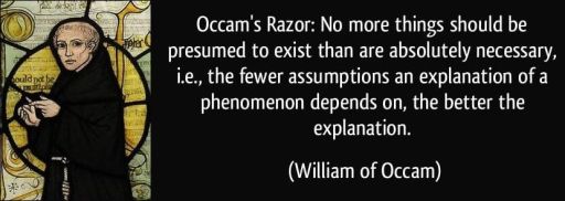 Ockham’s Razor, illustrated through William of Ockham’s principle that simpler explanations are generally preferable to more complex ones–a concept with important implications for machine learning and model complexity.